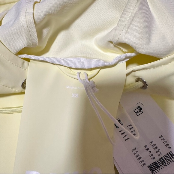 RAINS unisex straw jacket XS - Picture 6 of 8